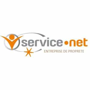 Logo service net slide